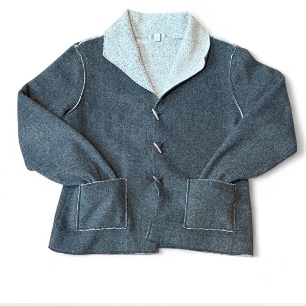 Cozy oversized toggle jacket with Sherpa jacket vibes - charter club - size XL